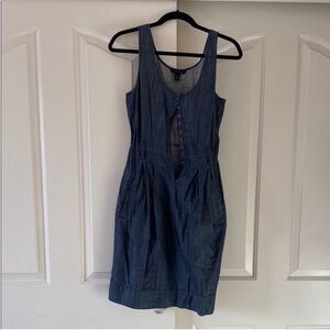 Tommy Hilfiger Blue Denim Mini Dress. Size 6